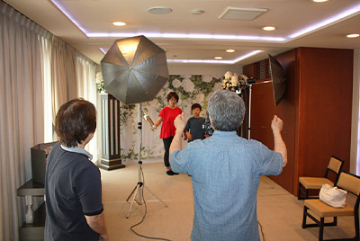 写真撮影会の様子